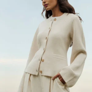 Cardigan Avec Fermeture Boutonnée Et Coupe Confortable Pour Femmes | Idéal Pour Le Quotidien