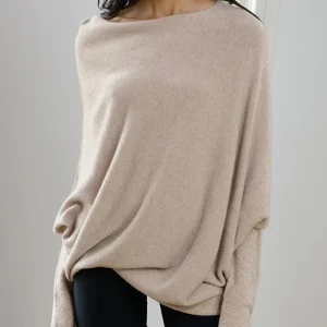 Pull Oversize à Col Convertible pour Femmes | Idéal pour Différentes Occasions