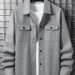Veste D’Hiver avec Fermeture Zippée Et Poches Pratiques pour Homme | Idéal pour La Saison Froide