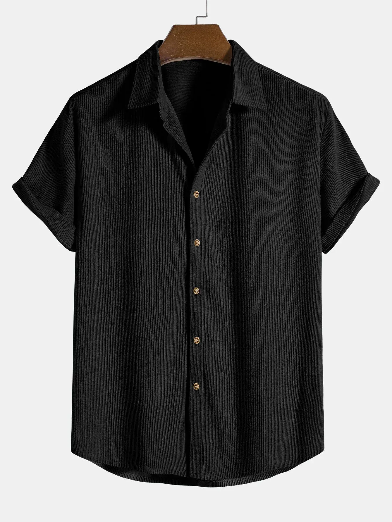 Chemise à Manches Courtes avec Coupe Classique pour Homme | Idéale pour le Printemps et l'Été – Image 2