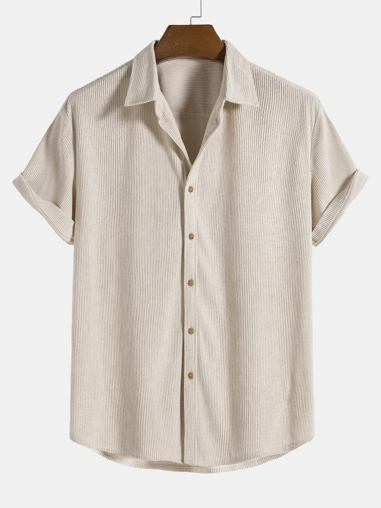 Chemise à Manches Courtes avec Coupe Classique pour Homme | Idéale pour le Printemps et l'Été – Image 3