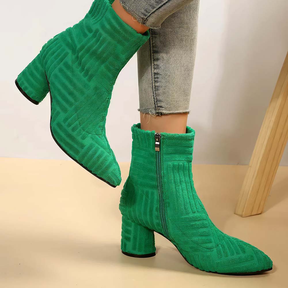 Bottines Vert Emeraude