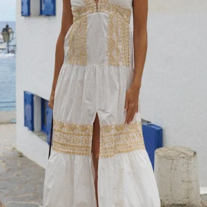 Kate Long Off white / Gold