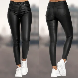 Pantalon à Coupe Ajustée avec Détails Structurés pour Femme | Idéal pour Tenues Habillées ou Décontractées