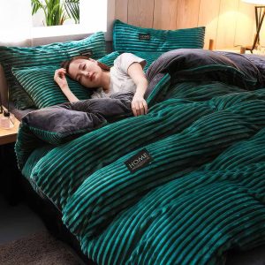Housse De Couette Vert Emeraude
