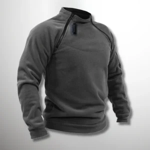 Pull Zippé pour Hommes Avec Poches Fonctionnelles | Idéal pour Les Activités En Plein Air