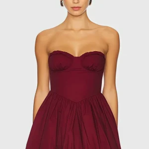 Robe Mini Bustier à Volants pour Femme | Idéale pour l’Été et les Sorties Décontractées