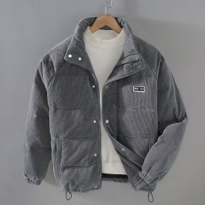 Veste Matelassée avec Fermeture Éclair et Poches pour Homme | Idéale pour l’Hiver