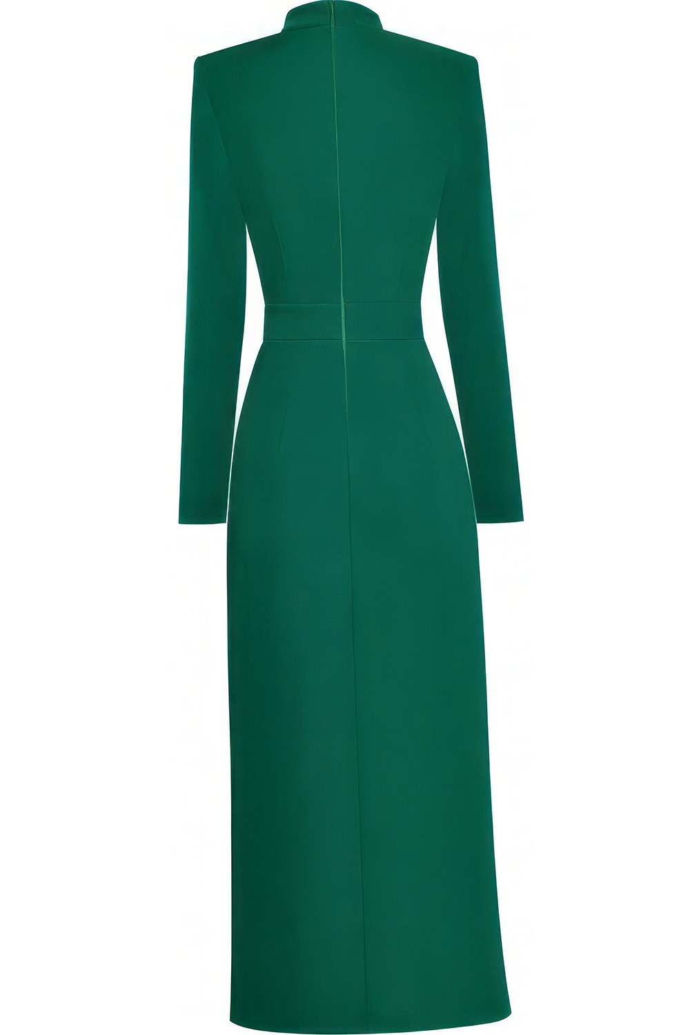 Robe Fourreau Vert Emeraude – Image 2
