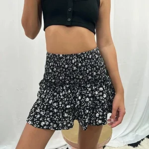 Jupe Courte avec Taille Élastique pour Femme | Idéale pour les Journées Printanières ou Estivales