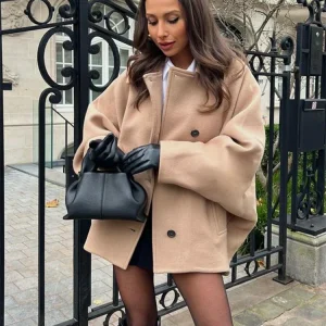 Manteau À Manches Longues Avec Coupe Ajustée Pour Adultes | Idéal Pour L’Hiver