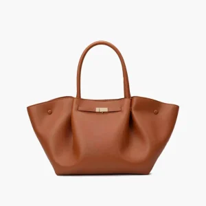 Sac Cabas avec Bandoulière et Fermoir Métallique pour Femme | Idéal pour les Courses et les Sorties d’Automne