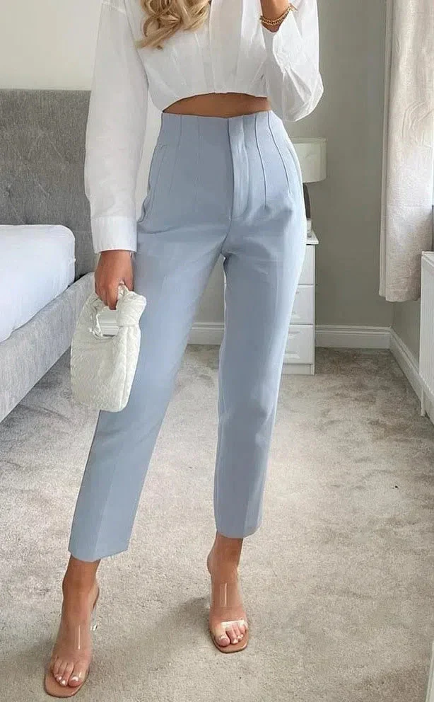 Pantalon Droit Taille Standard Pour Femmes | Idéal Pour Un Usage Quotidien