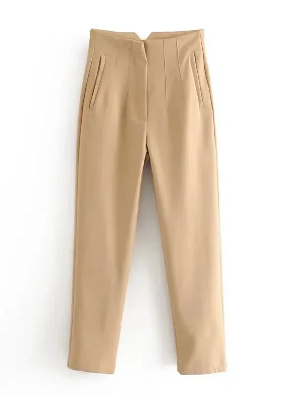 Pantalon Droit Taille Standard Pour Femmes | Idéal Pour Un Usage Quotidien – Image 5