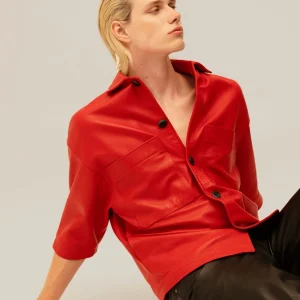 CHEMISETTE EN CUIR - SABADELL WAXY