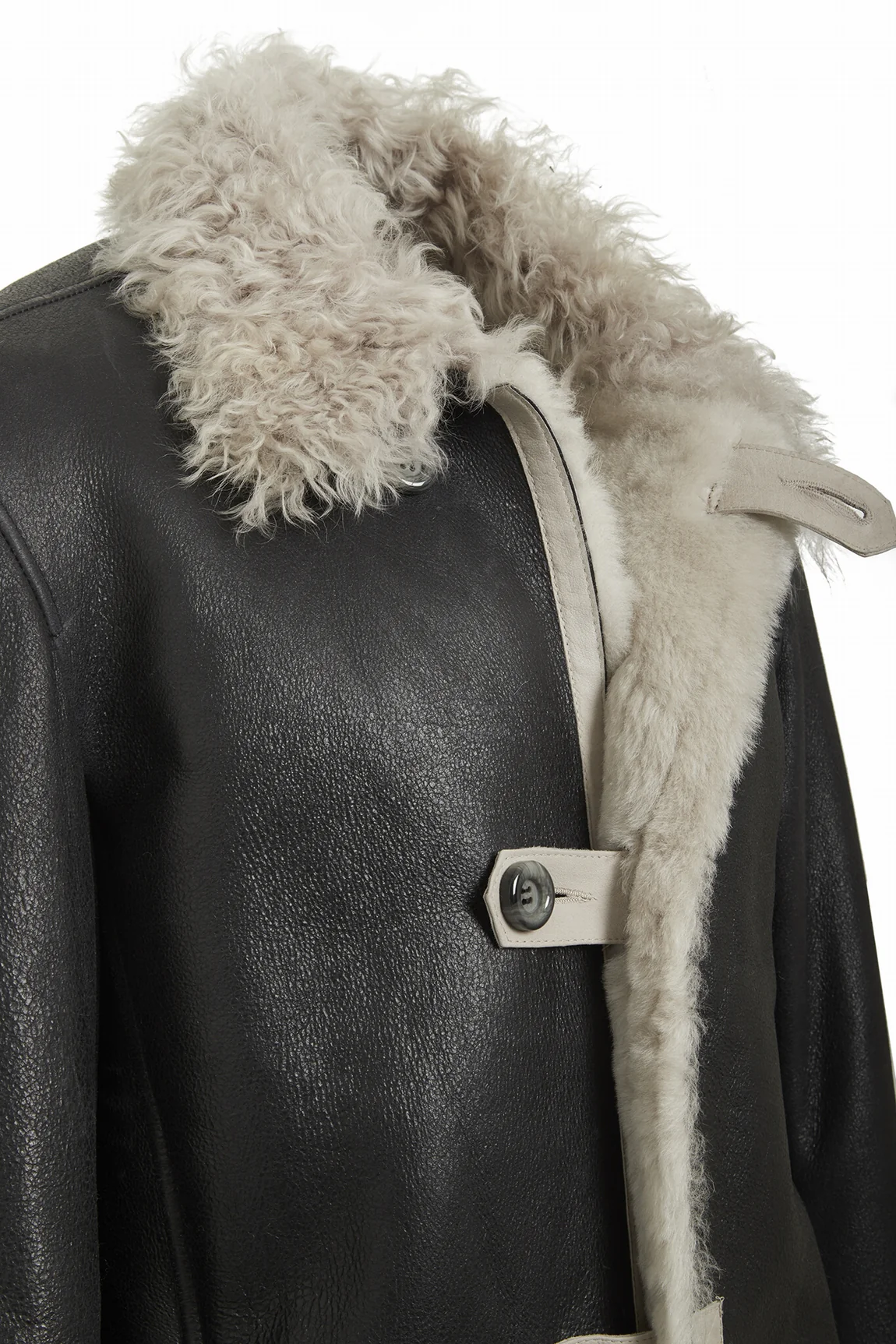 MANTEAU EN MOUTON AVEC DETAILS - ESTEBAN – Image 3