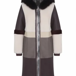 MANTEAU EN PEAU RETOURNÉE - ANNAPOLIS