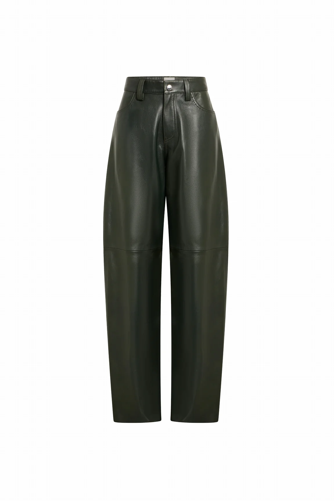PANTALON EN CUIR FORME BALLON - SOLIDAGE WAXY – Image 2