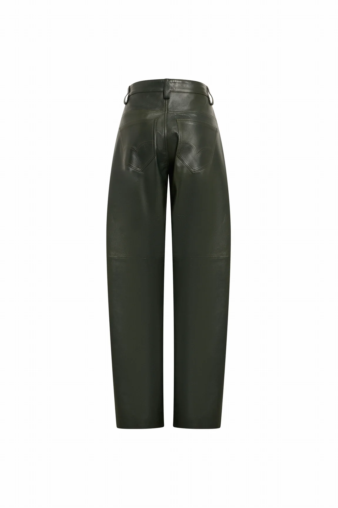 PANTALON EN CUIR FORME BALLON - SOLIDAGE WAXY – Image 3