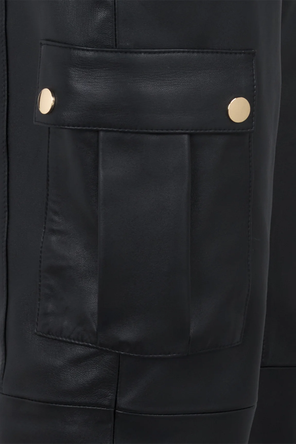 PANTALON EN CUIR STYLE CARGO - TELUS WAXY – Image 4