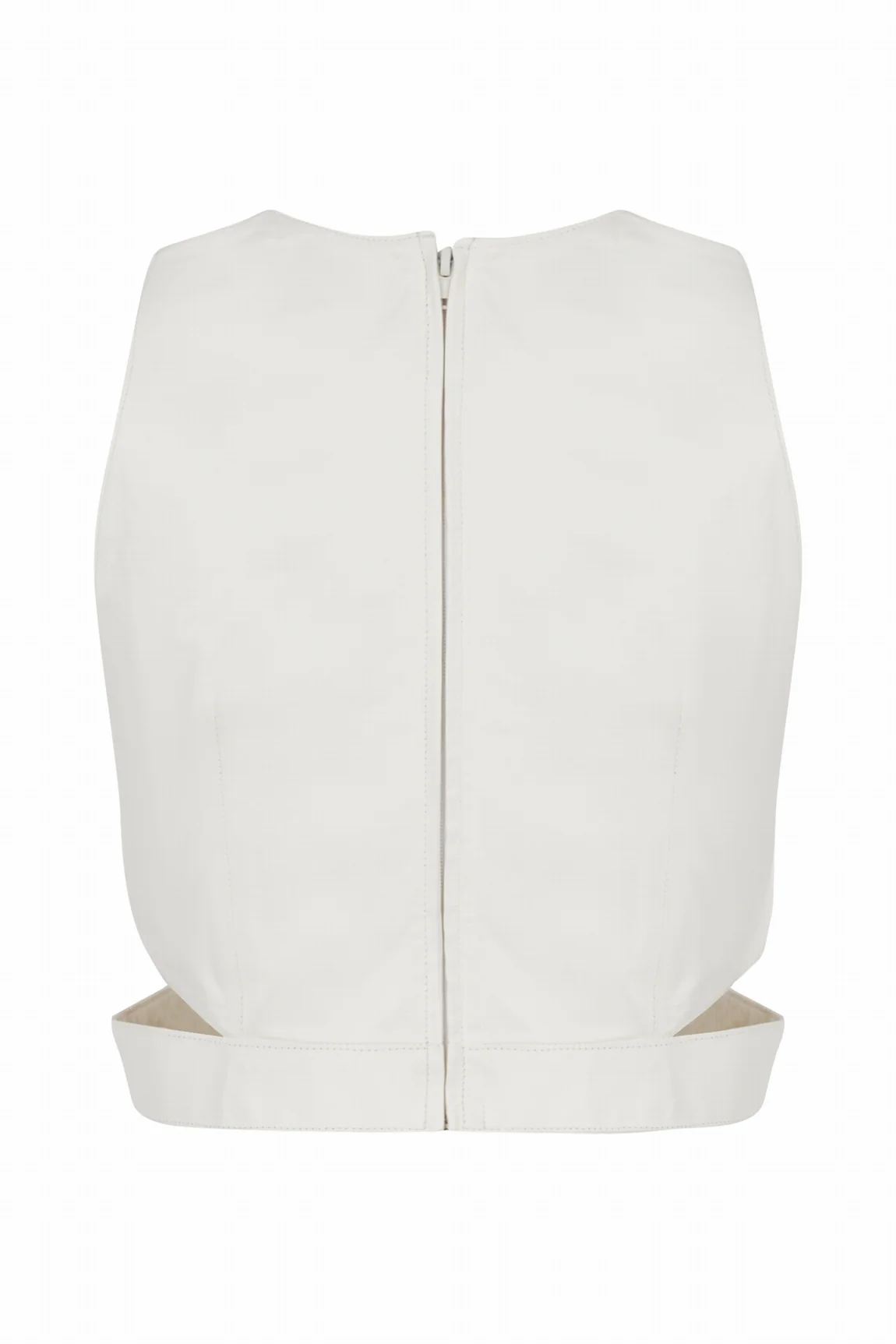 TOP EN CUIR OUVERT SUR COTE - CARTAGENA – Image 3