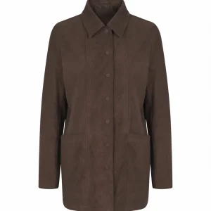 VESTE EN DAIM COTELÉE - ATHABASCA VEL