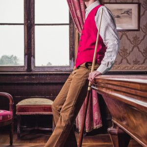 Gilet Costume Homme rouge