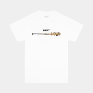 Hockey Tee - Steroids - White
