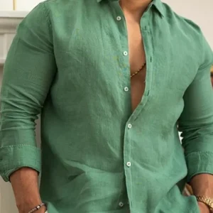 Chemise à Manches Longues avec Coupe Décontractée pour Homme | Idéale pour Toute Saison