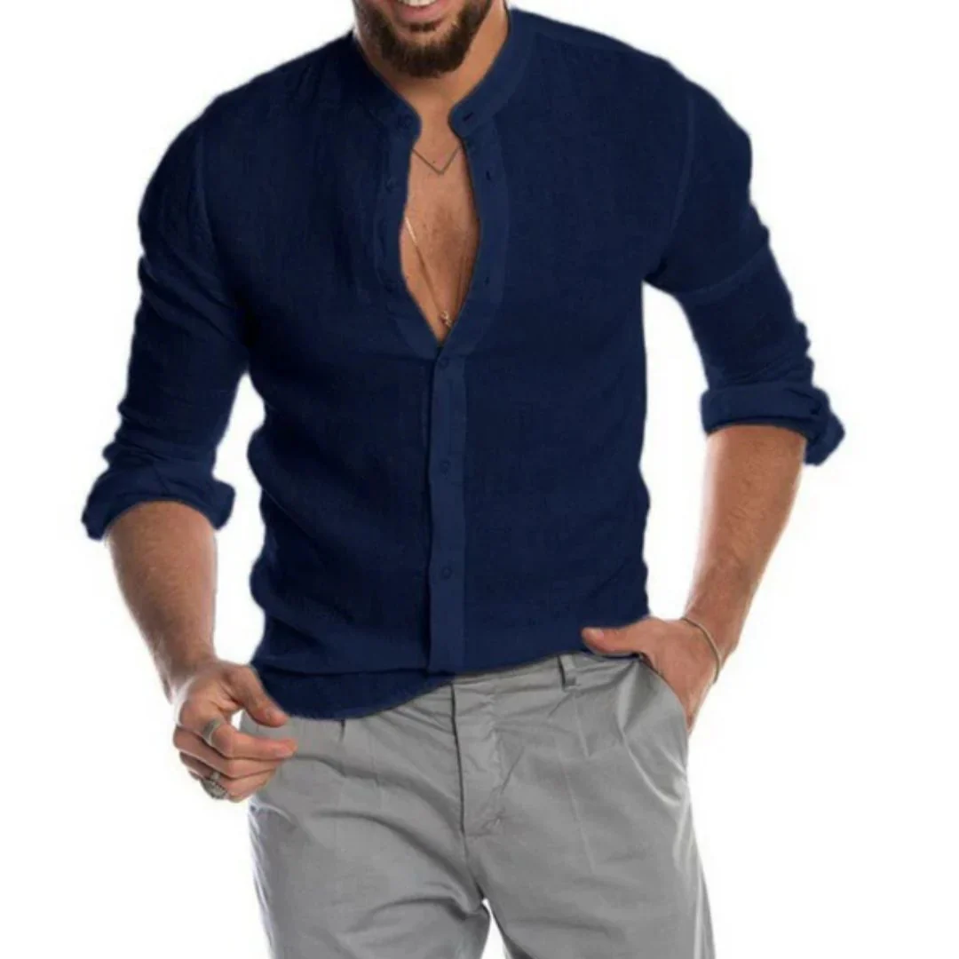 Chemise à Manches Longues avec Coupe Décontractée pour Homme | Idéale pour les Journées Chaudes – Image 5