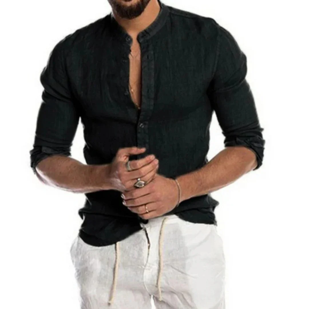 Chemise à Manches Longues avec Coupe Décontractée pour Homme | Idéale pour les Journées Chaudes – Image 6