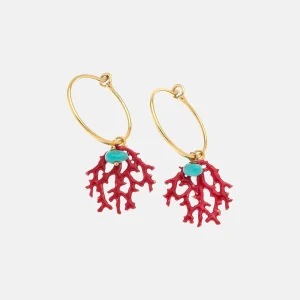 Boucles d’Oreilles Pendantes avec Motif Inspiré de la Mer | Idéales pour la Saison Estivale