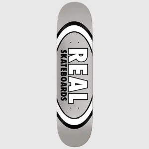 Real Board - Team Classic Oval Silver - 7.75"