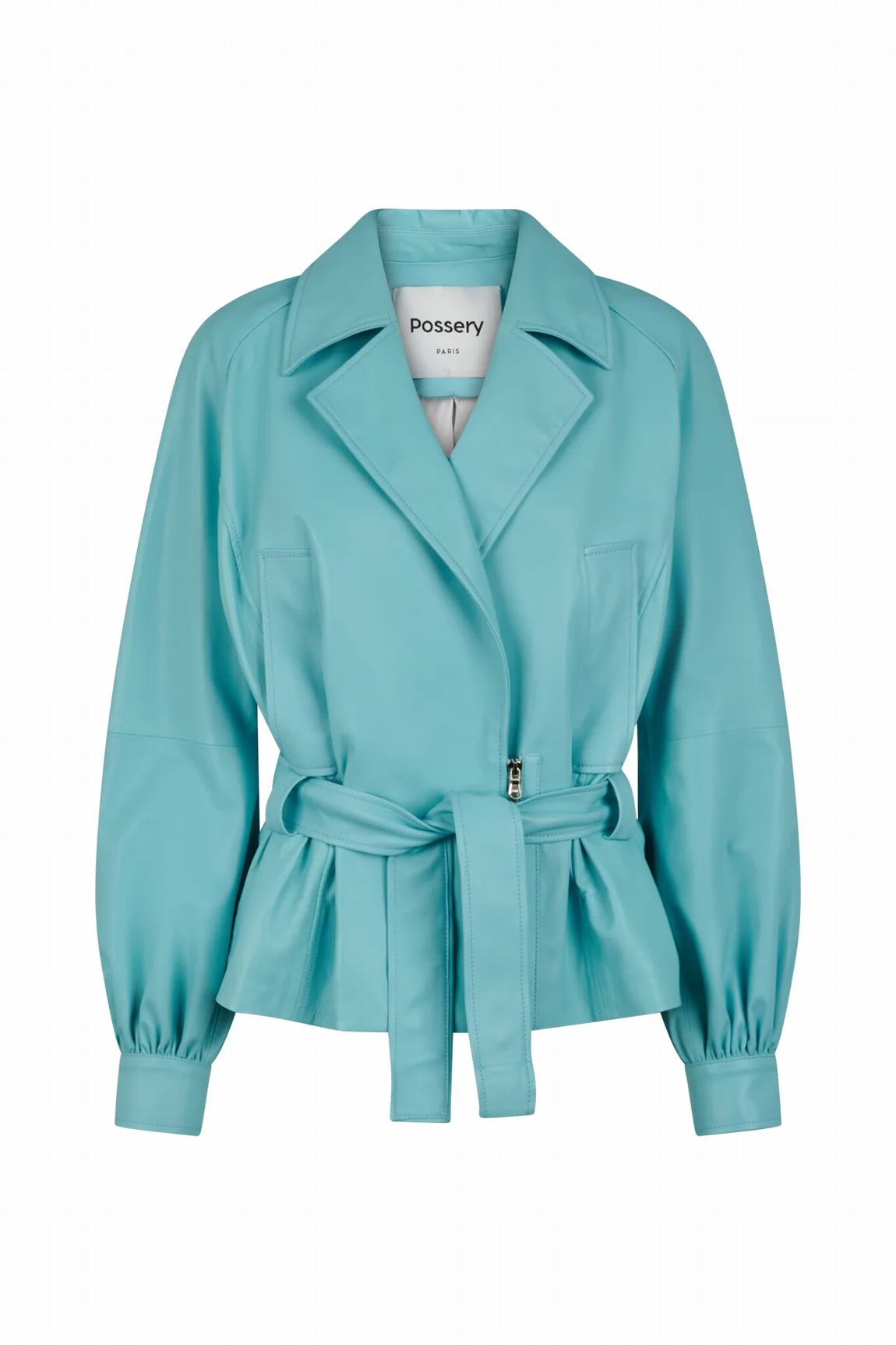 VESTE EN CUIR OVERSIZE - ELCHE WAXY