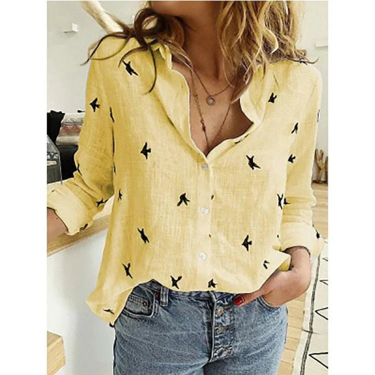 Blouse avec Motif Imprimé ou Uni pour Femme | Idéale pour le Travail ou les Sorties Décontractées – Image 9